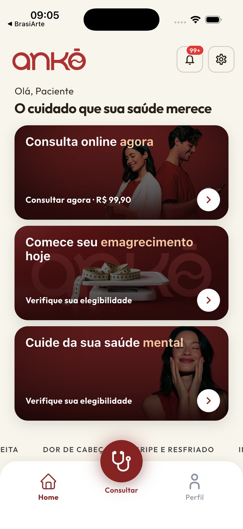 Anko Saúde — aplicativo