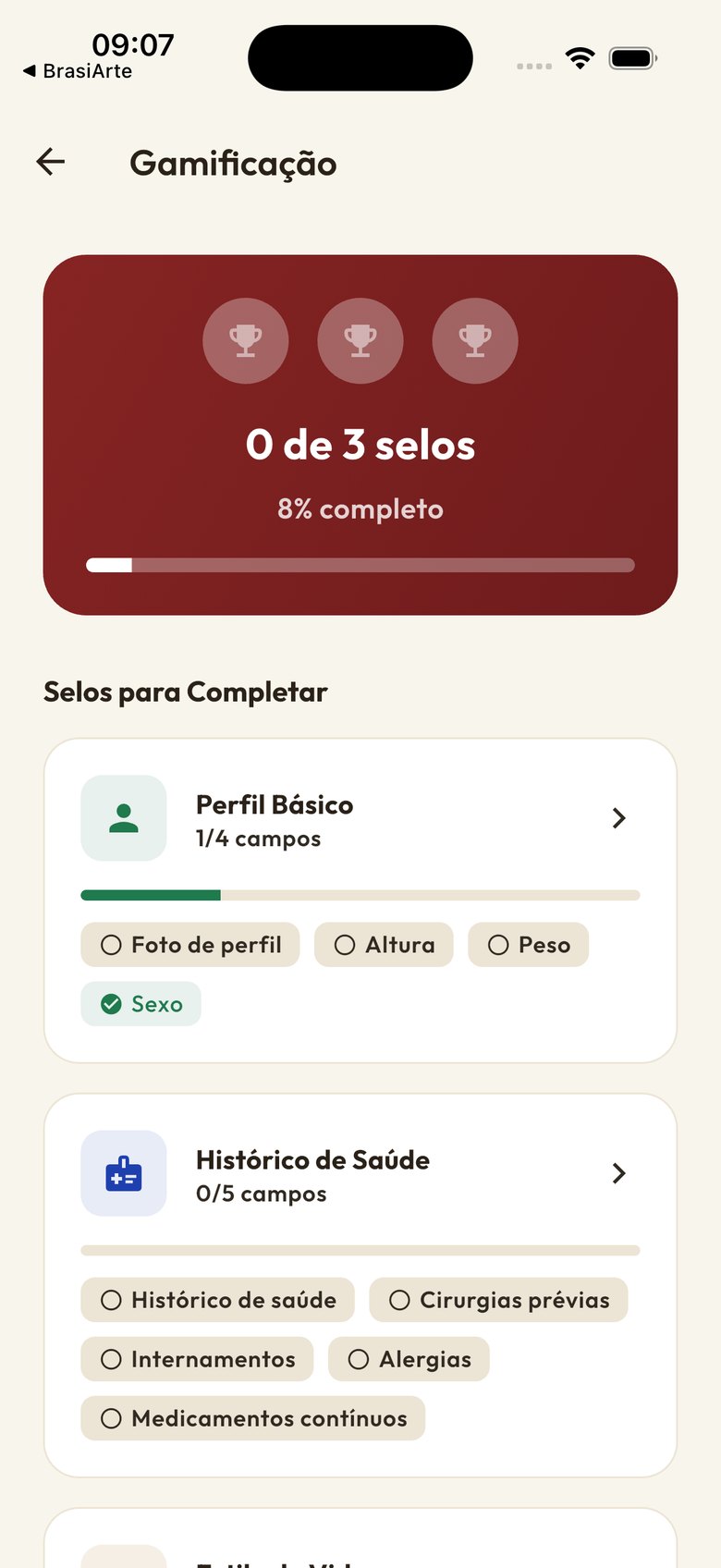 Anko Saúde app — App do paciente — tela 7