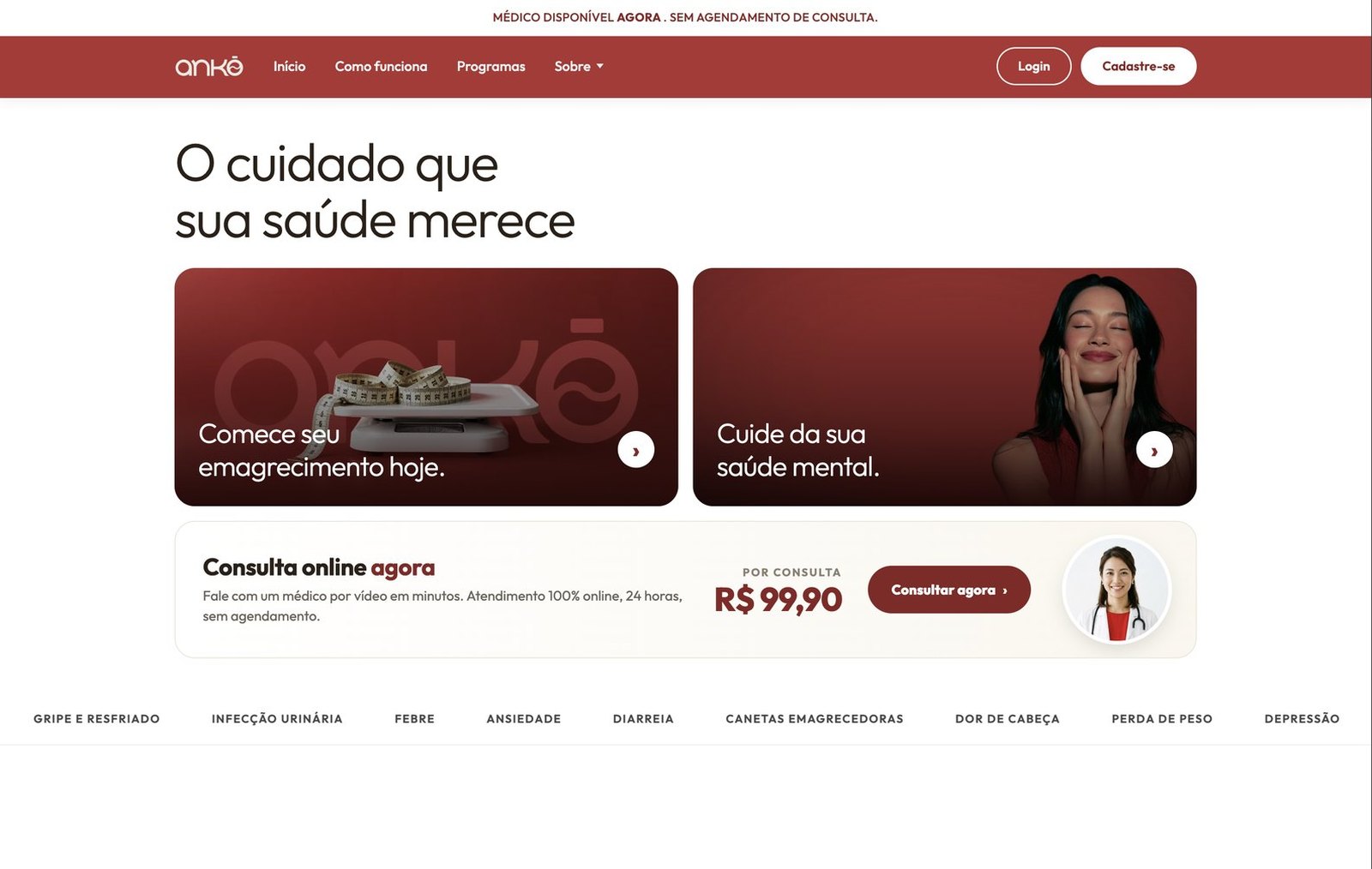 Anko Saúde — site