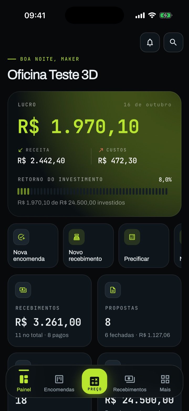MeuAssessor3D — aplicativo
